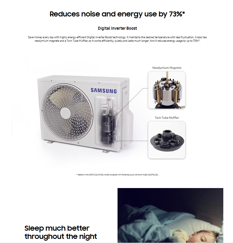 Samsung R32 Inverter Windfree Air-Conditioner Premium & Deluxe Series (1.0HP - 2.5HP) - Image 3